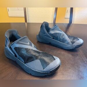 New Nike GO Flyease Triple Black Sneakers Shoes Size US 10.5 W / 9 M